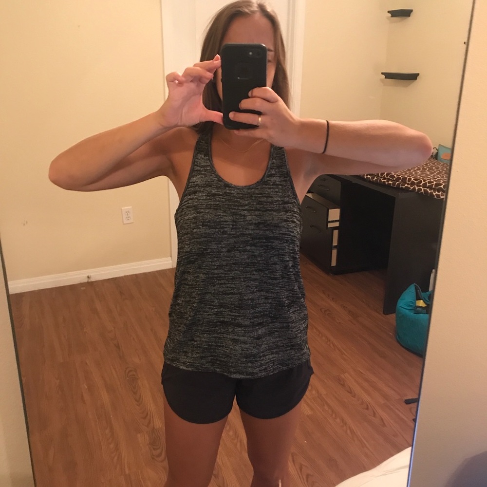 Rag & Bone/Jean Grey Scoop Neck Tank Top